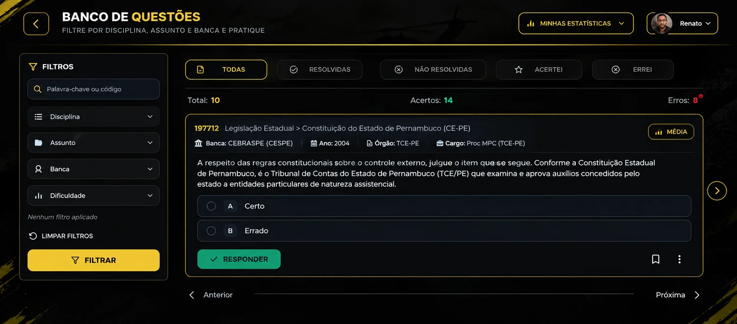 Banco de questões